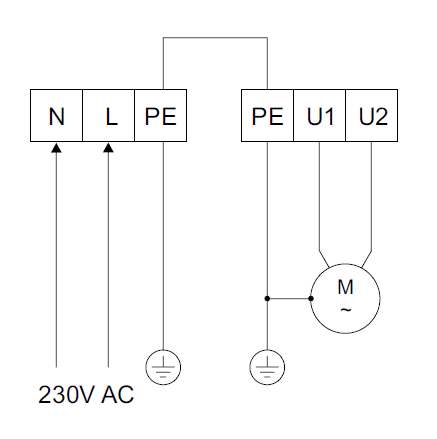 Схема электрического подключения регуляторов вращения ARW
